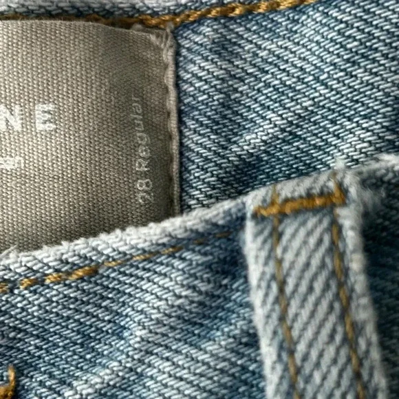 Everalne 90's cheeky ankle jean organic cotton light wash size 28 - Picture 3 of 10